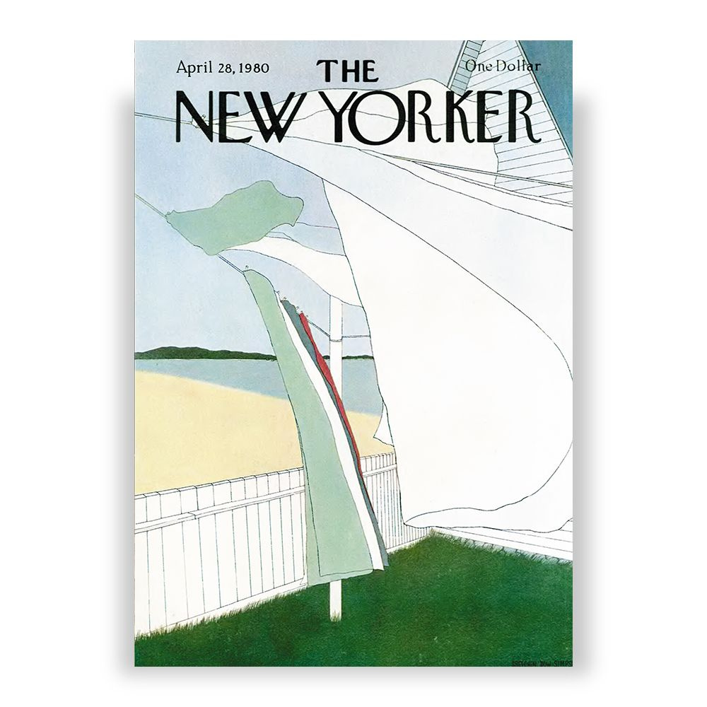 Постер "Постер от Арт-Плакат, обложка The New Yorker (Нью-Йоркер) от 28 апреля 1980 года, 21 x 30 см #1