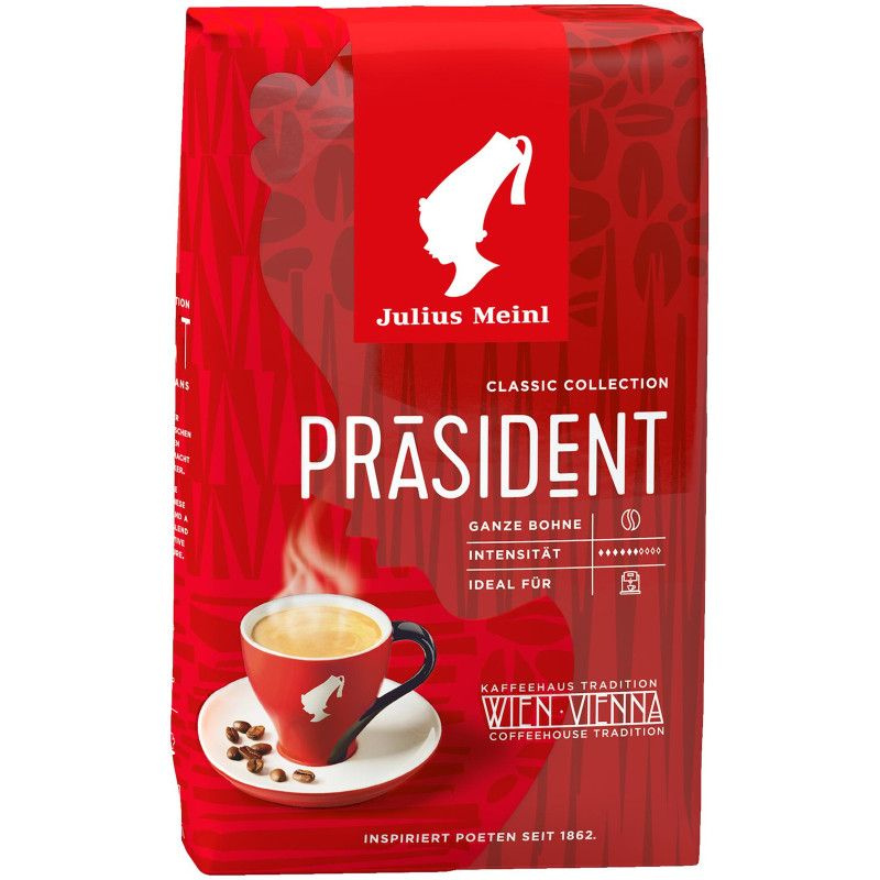 Кофе Julius Meinl Президент в зёрнах, 500г #1