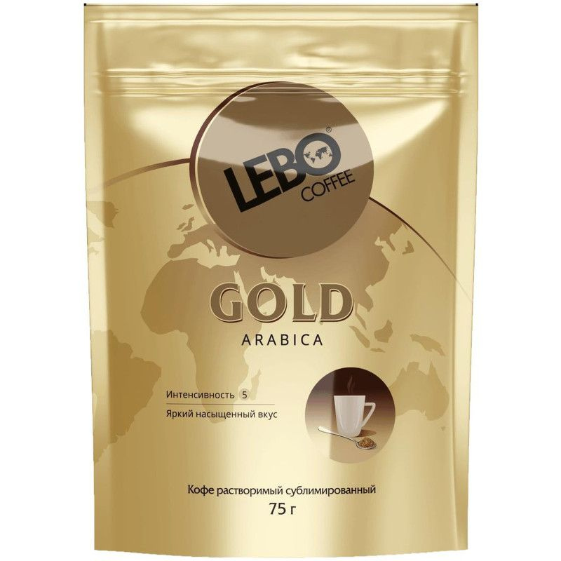 Кофе Lebo Gold растворимый сублимированный, 75г #1