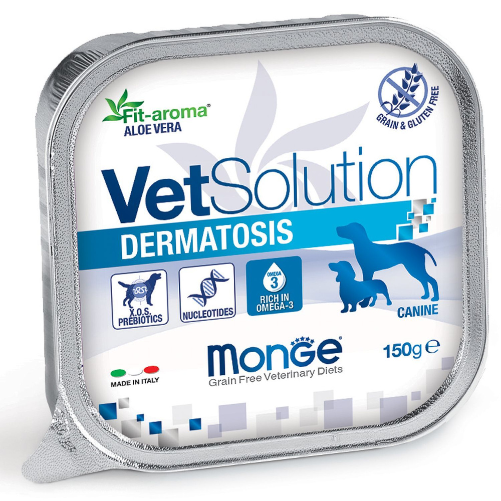 Ветеринарная диета Monge VetSolution Dog Dermatosis Дерматозис для собак при заболеваниях кожи 150 г #1