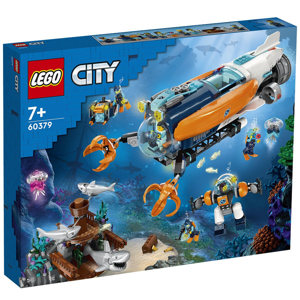 Конструктор LEGO City 60379 Глубоководная подводная лодка #1