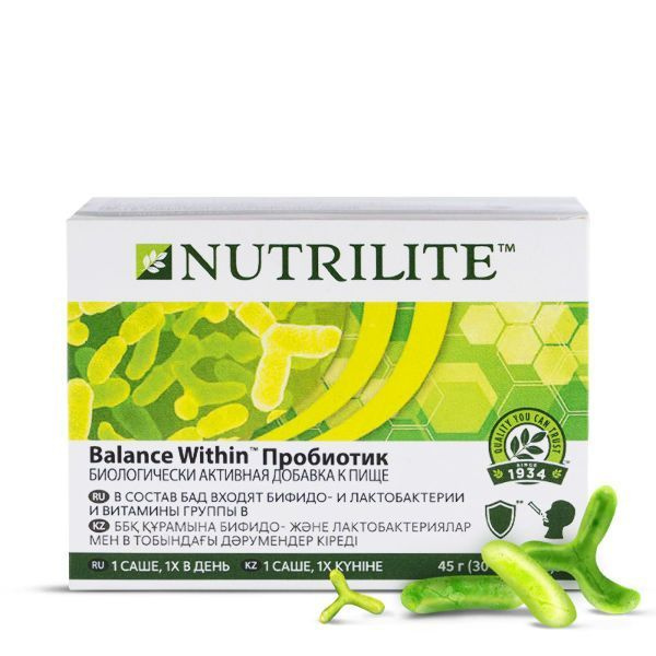 Пробиотик NEW NUTRILITE TM Balance within TM Пробиотик с витаминами, 30 саше по 1,5гр  #1