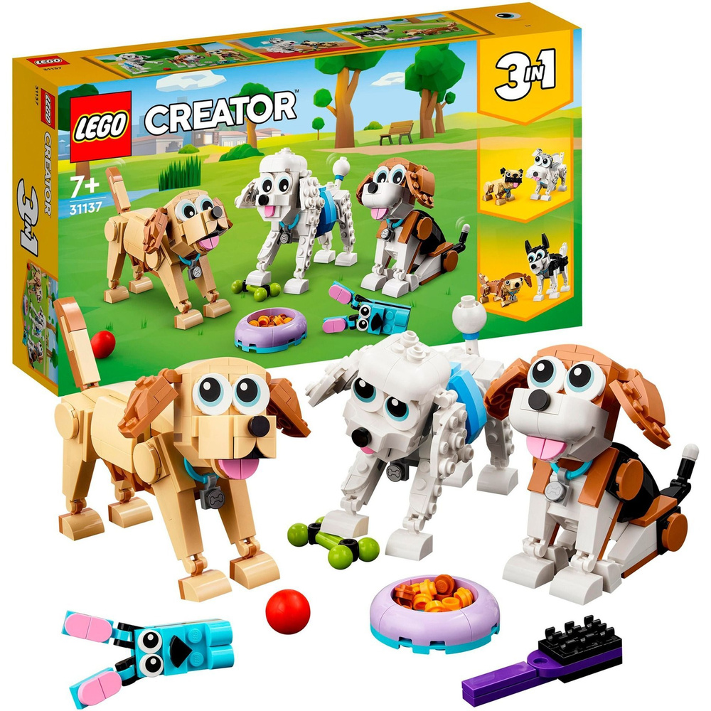 Конструктор LEGO Creator 31137 Очаровательные собаки #1