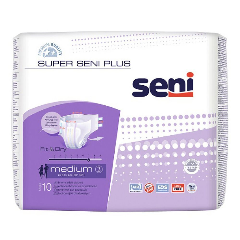 Подгузники для взрослых Seni Super Seni Plus Medium (10 шт.) #1
