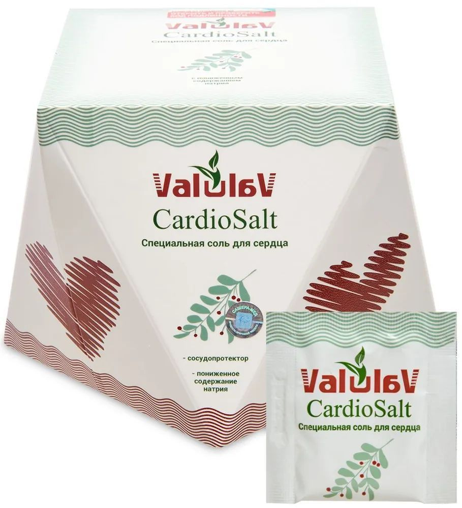 ValulaV CardioSalt соль для сердца, саше-пакеты 50 шт. Сашера-МЕД #1