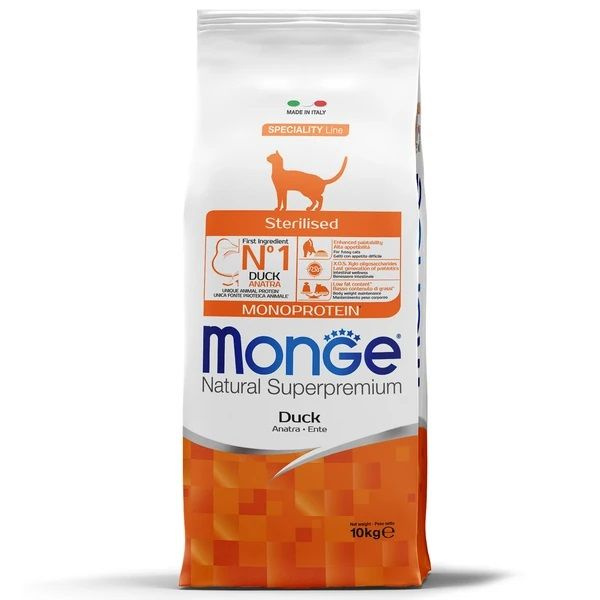 Монж монге Monge Cat Speciality Line Monoprotein Sterilised Сухой корм для стерилизованных кошек, из #1