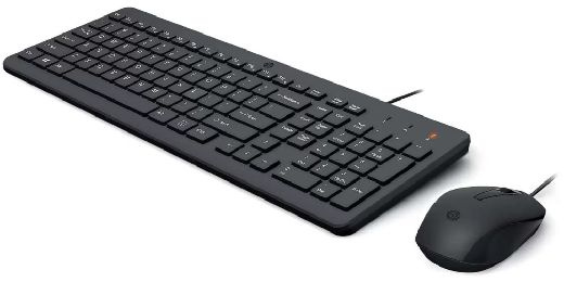 HP Комплект мышь + клавиатура Проводные клавиатура+ мышь HP 150 Wired Mouse. 240J7AA  #1