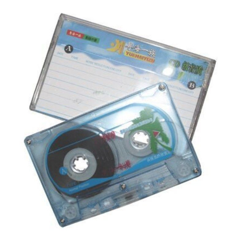 Кассетный плеер Compact Cassette, белый, синий #1