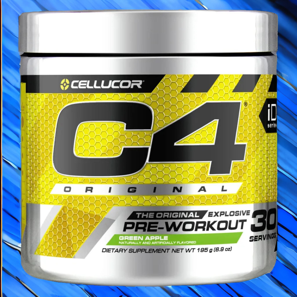 Предтенировочный комплекс Cellucor C4 (195 г) Зелёное яблоко #1