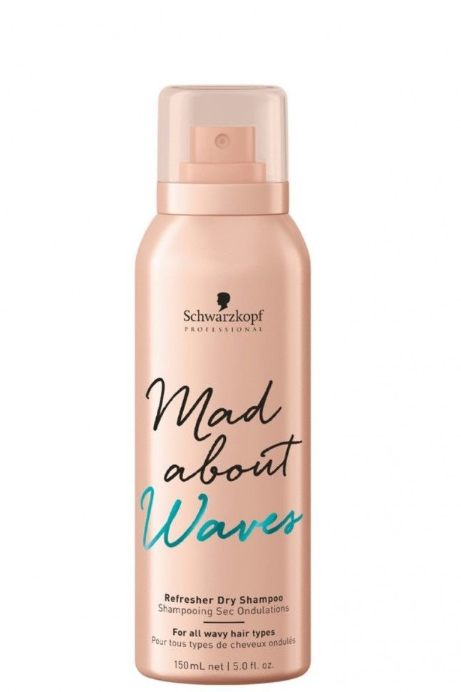 Schwarzkopf Professional Mad About Waves Refresher Сухой шампунь Dry Shampoo 150 мл / Премиальная серия #1