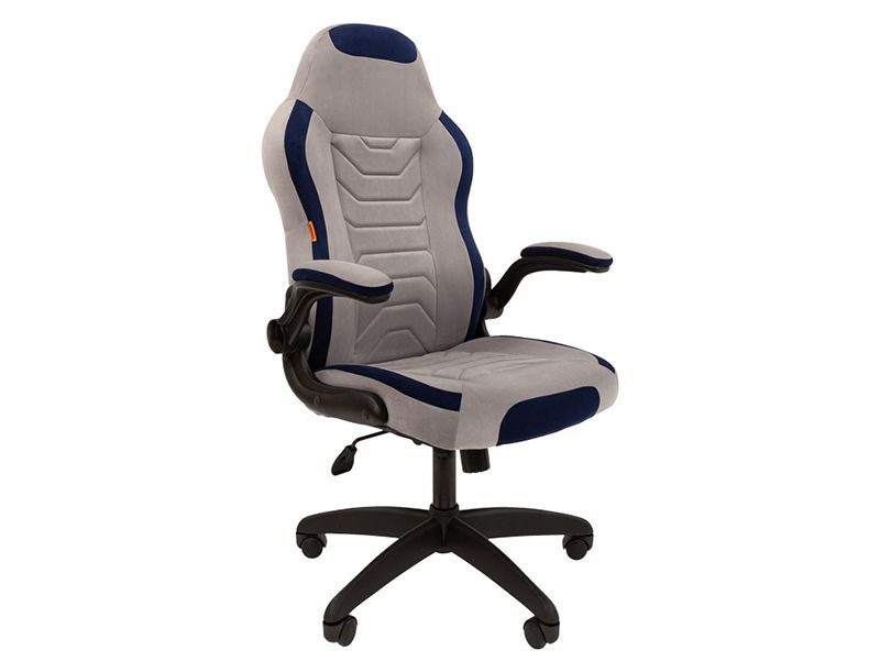 Chairman Игровое компьютерное кресло, серый, синий #1