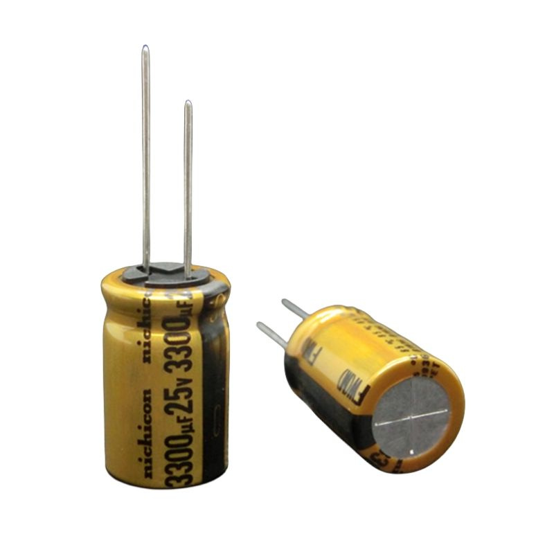 25 В 3300 мкФ Электролитический конденсатор серии NICHICON FW аудио ...