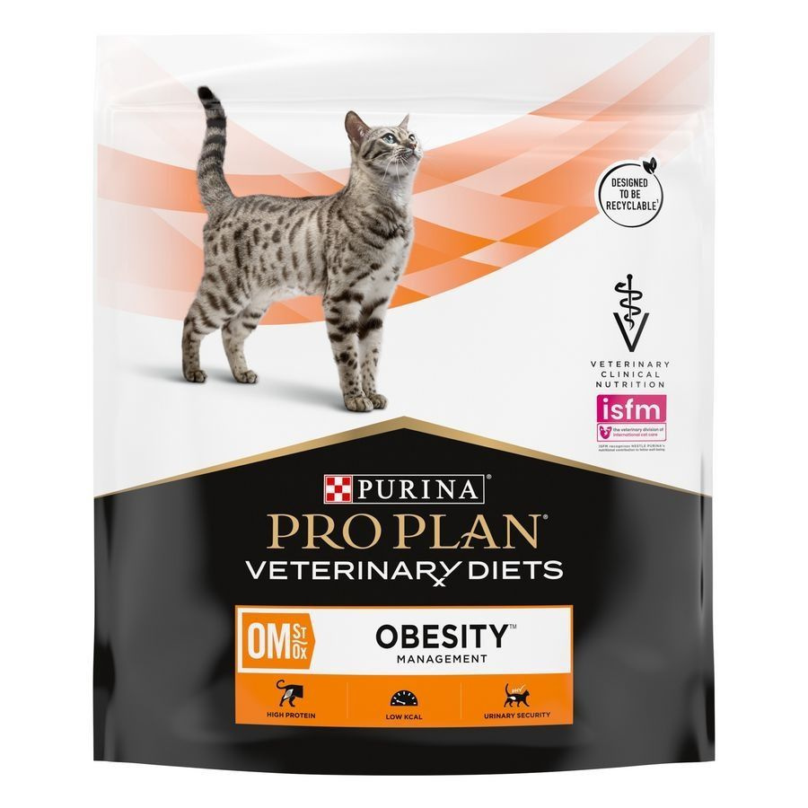 Сухой корм Pro Plan Veterinary Diets OM для кошек, для снижения избыточной массы тела, 350 г  #1
