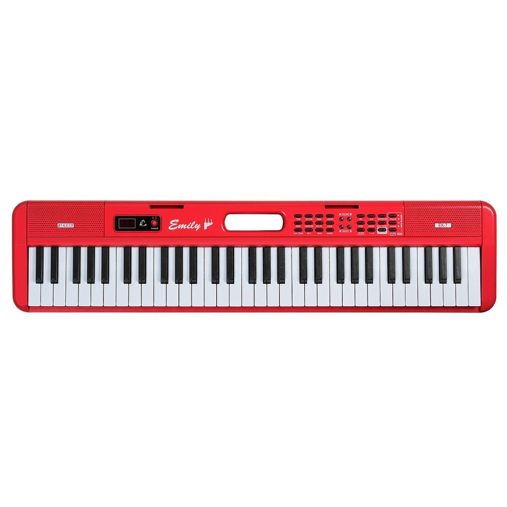 Синтезатор EMILY PIANO EK-7 RD (Активная клавиатура, аналог Casio) #1