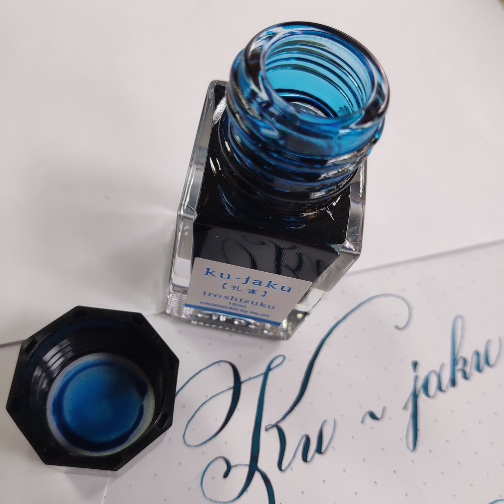 Чернила ДЛЯ ПЕРЬЕВОЙ РУЧКИ бутилированные "Iroshizuku" PILOT "KU-JAKU" 15 ML.  #1