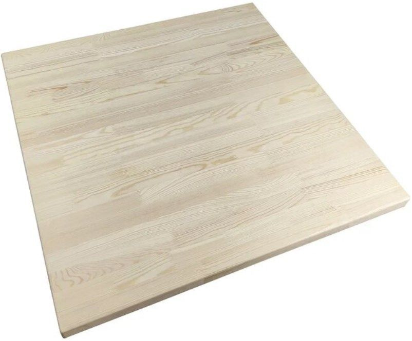 Столешница деревянная квадратная для стола, лакированная, 75x75х4 см  #1