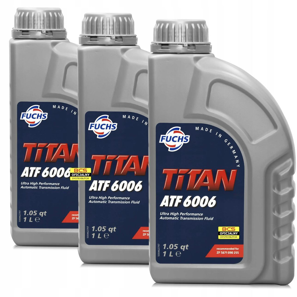 Масло трансмиссионное FUCHS TITAN ATF 6006 ZF, 1л #1