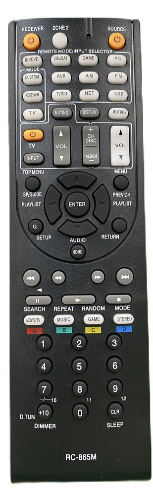 Пульт RC-865M для AV-ресивера Onkyo 4K TX-NR525 Black #1