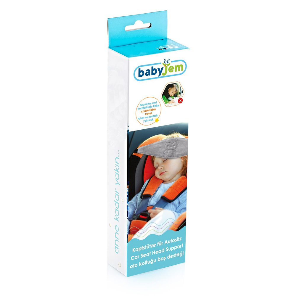 Опора для поддержки головы в автокресле BabyJem Grey 517 #1