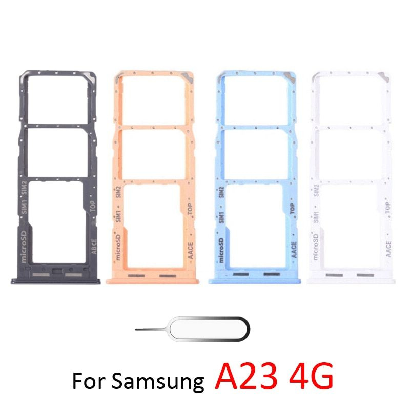 Держатель sim для Samsung A235F (A23) белый card holder адаптер переходник лоток слот для SIM-карты  #1