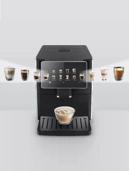 HC-HomeComfort Автоматическая кофемашина Hipresso CM1001, черный матовый  #1
