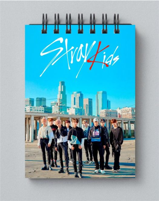 Блокнот GOODbrelok для записей А4 Страй Стрей Кидс, Stray Kids - 0008 ...