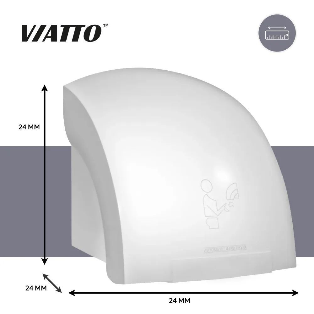 Сушилка для рук Viatto VA-HD1800, электросушилка автоматическая настенная ,1800 Вт  #1