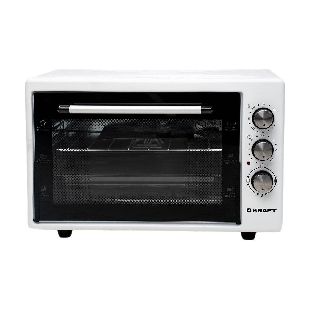 Микроволновые печи KRAFT KF-MO 4500 W Мини-печь, 45 л, белый #1