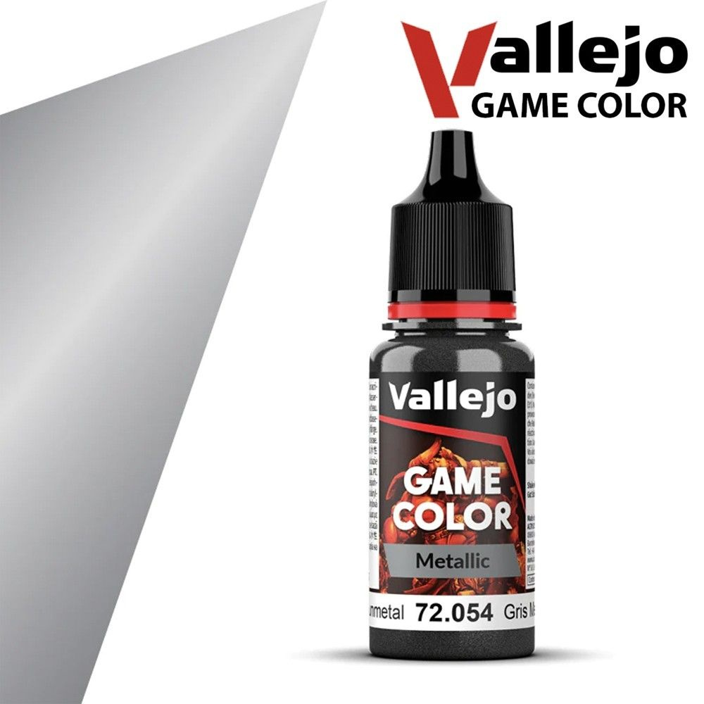 Краска для сборных моделей Vallejo, серия Game Color, цвет 72.054 Gunmetal  #1