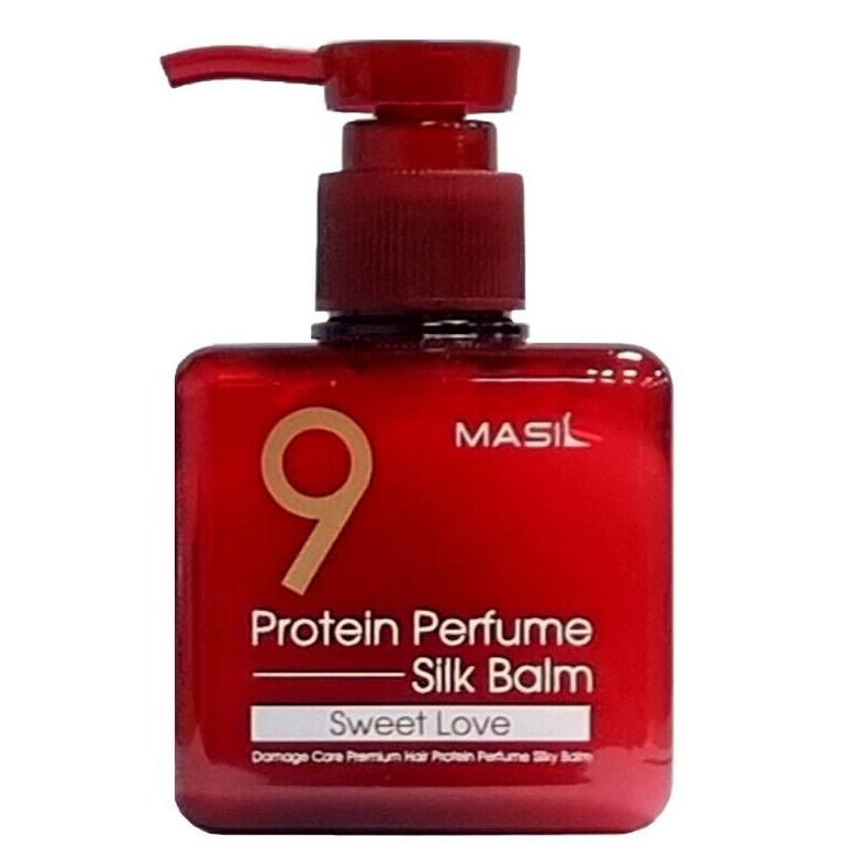 Несмываемый протеиновый бальзам для поврежденных волос с ароматом ириса MASIL 9 PROTEIN PERFUME SILK #1