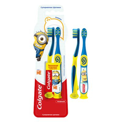 Colgate зубная щетка детская 2+, 2шт. #1