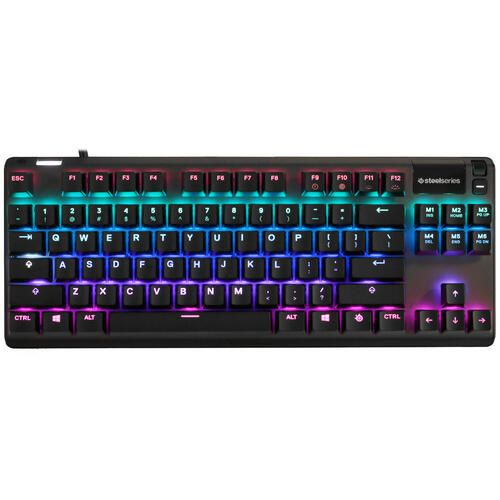 Клавиатура проводная SteelSeries Apex 7 TKL 64646 , механическая SteelSeries QX2, клавиш - 84, USB, черная #1