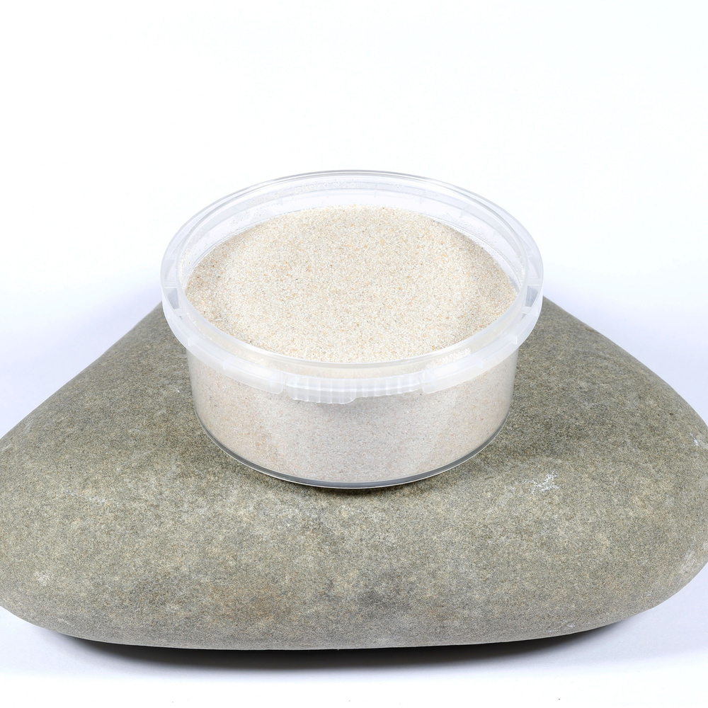 Декоративные эффекты для моделизма 250гр Bucket, модельный песок, натуральный 0,1-0,3мм "Песчаный берег" #1