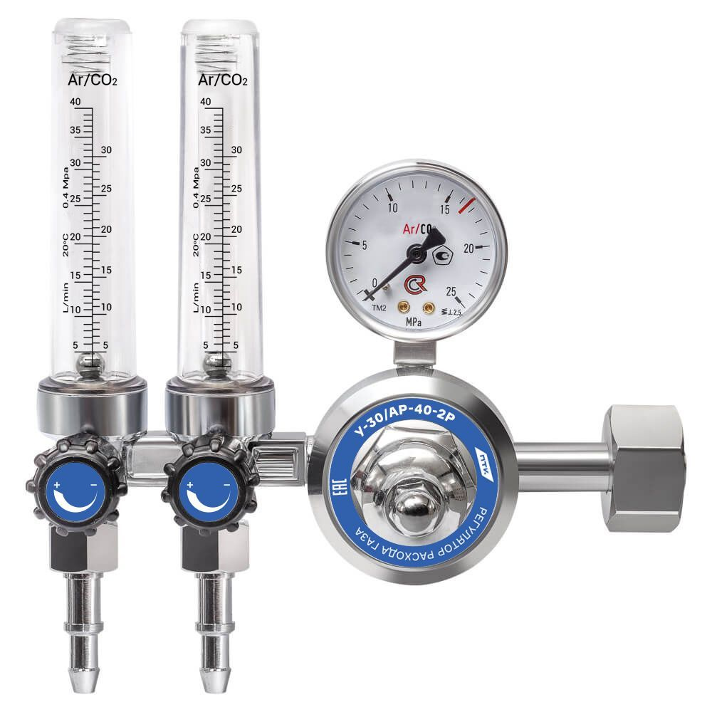 Регулятор расхода газа У-30/АР-40-2Р с двумя ротаметрами #1