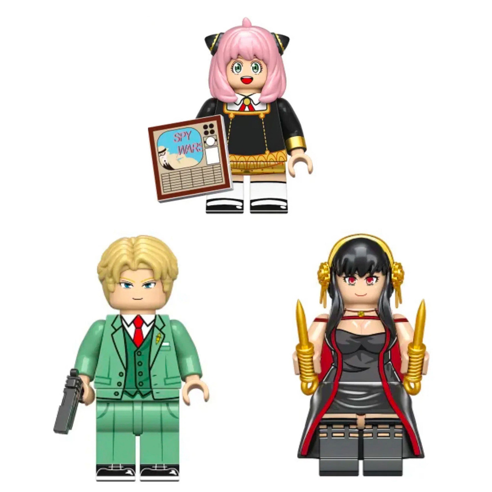 Набор минифигурок Семья шпиона / Spy x Family совместимы с ...
