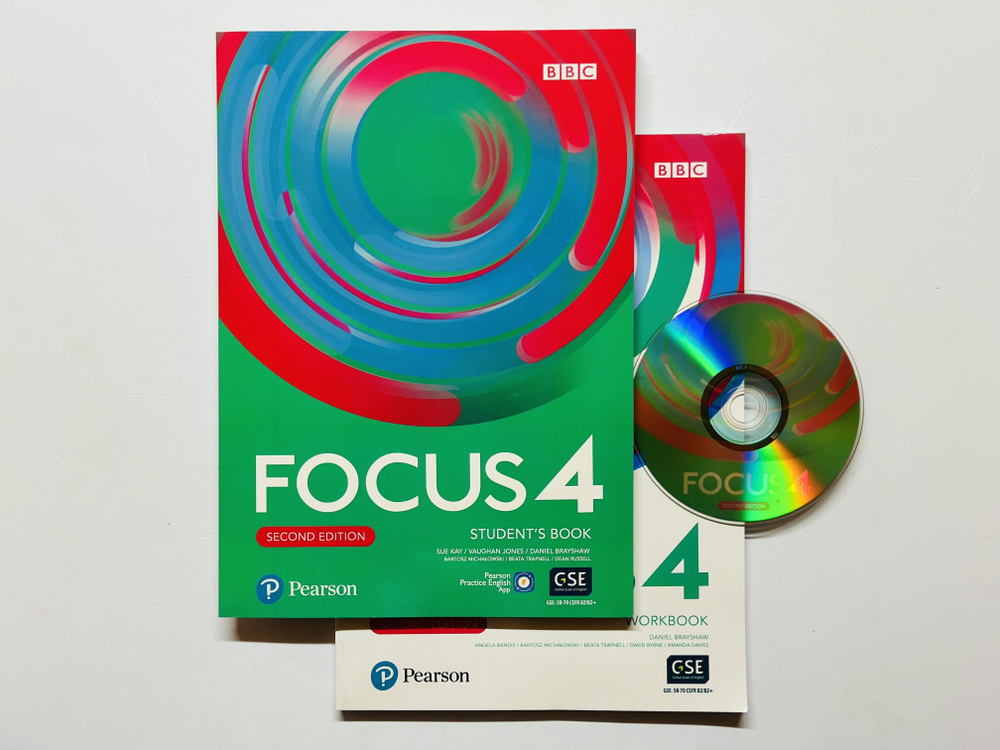 Focus 4 Полный Комплект, Student's Book + Workbook + CD (second edition) #1