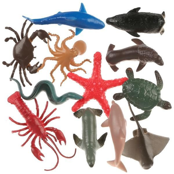 Набор фигурок для детей Морские животные Играем вместе  #1