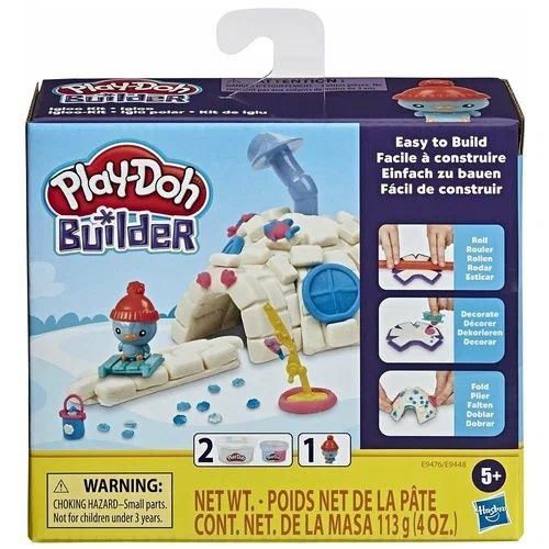 Набор для лепки Hasbro "Play-Doh" Builder, игровой, мини животные #1