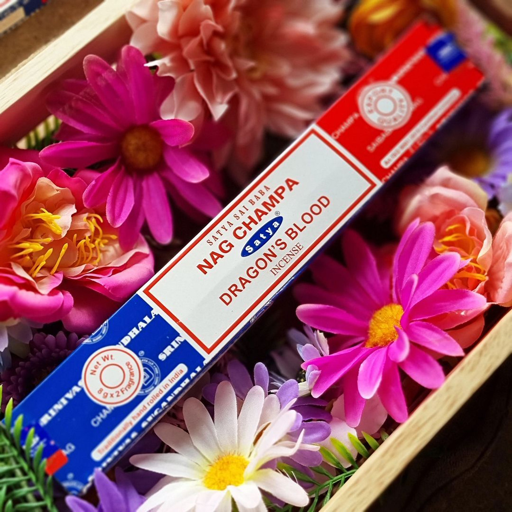 Индийские благовония Сатья Комбо Наг Чампа и Кровь Дракона (Satya Combo Nag Champa Dragon Blood) натуральные #1