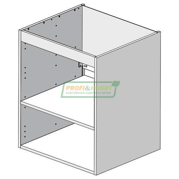Корпус кухонный напольный 60х53х72 см / тумба под мойку с полкой  #1