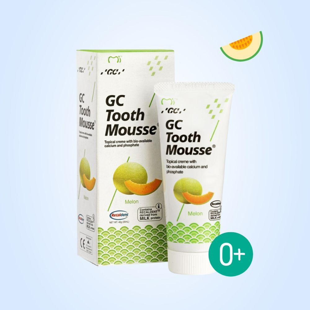 Реминерализующий зубной гель GC Tooth Mousse со вкусом дыни, 35 мл /без кода проверки/  #1