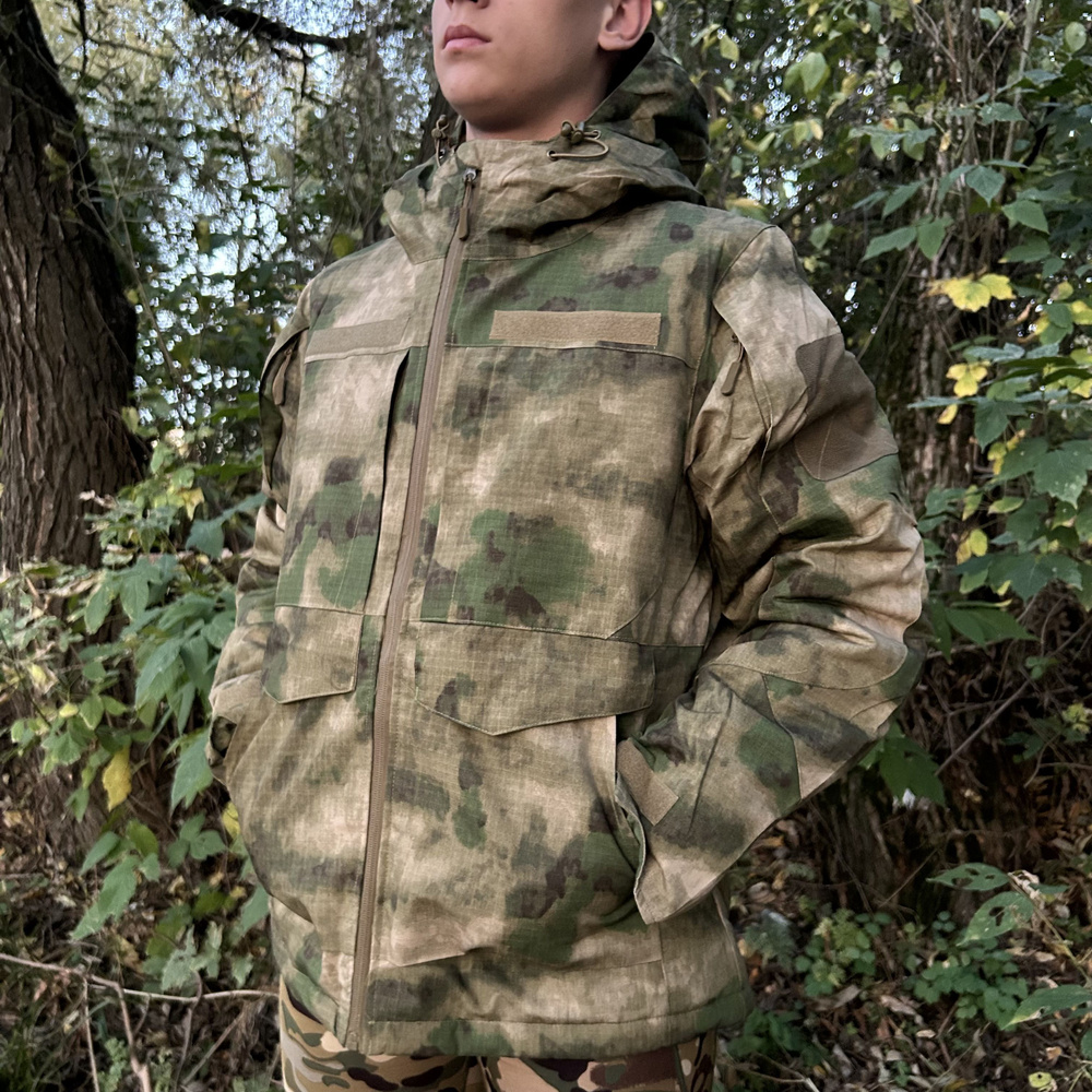 Тактическая куртка мох Tactical зима/осень/весна ,Куртка зимняя мох ,Куртка ,Горка  #1