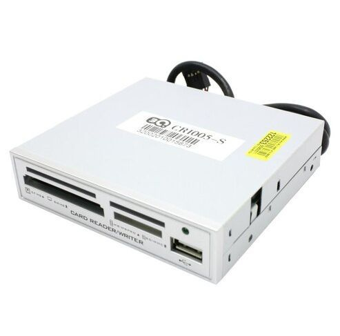 3.5" Кард-ридер 3Q CRI005-S (CRI005-S) серебристый - USB 2.0 SD, M2, MS Duo, MS Pro Duo, MMC, xD-Picture #1