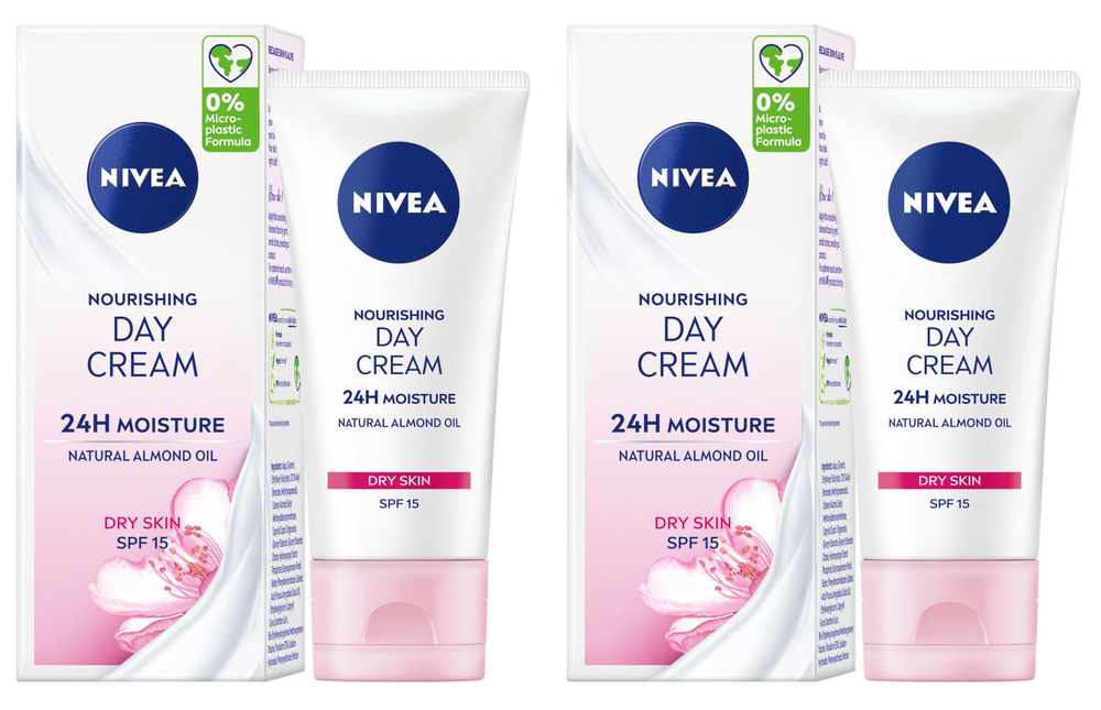 Nivea Крем дневной, Nourishing, SPF15, Питательный, Польша, 50 мл, 2 шт  #1