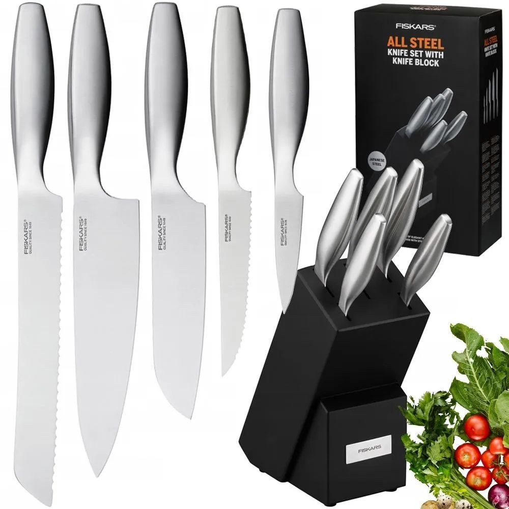Fiskars Набор кухонных ножей из 6 предметов #1