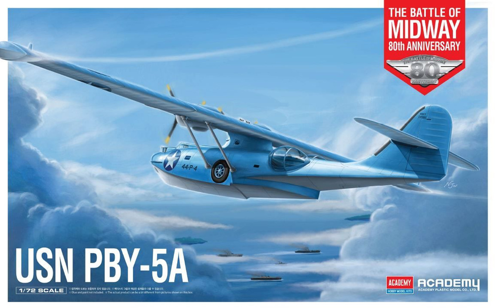 Academy 12573 Самолет USN PBY-5A Battle of Midway 80th Anniversary 1:72 #1