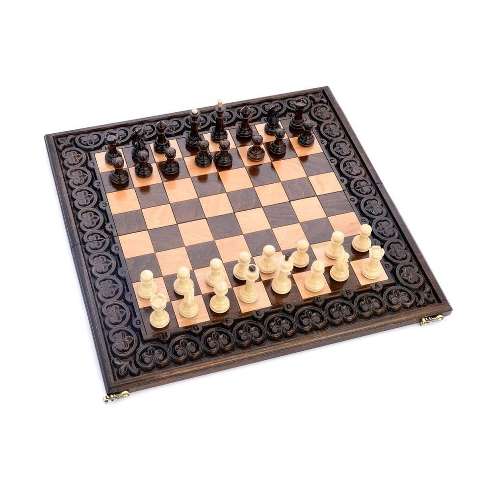 Шахматы резные "Лотос" 50, Harutyunyan #1