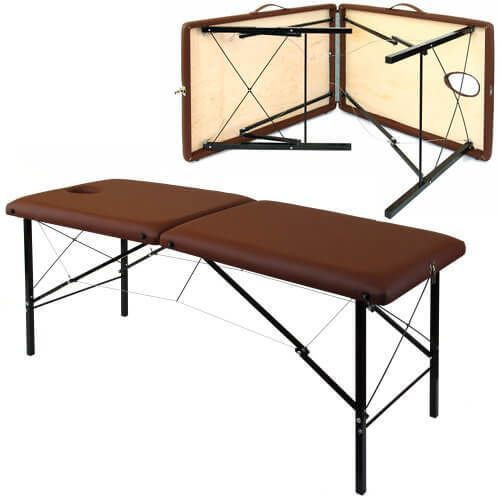 Складной массажный стол Гелиокс ТД185 цвет коричневый #1
