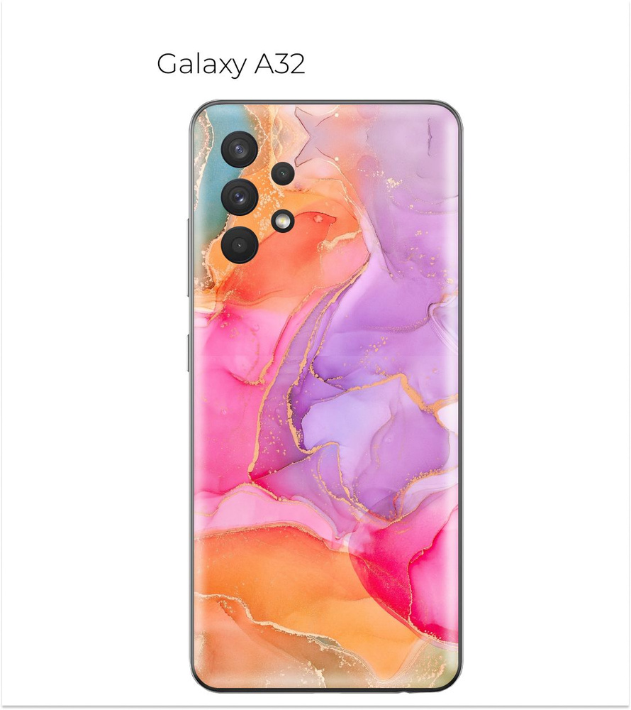 Гидрогелевая пленка на Samsung Galaxy A32 на заднюю панель защитная пленка для гелакси А32  #1