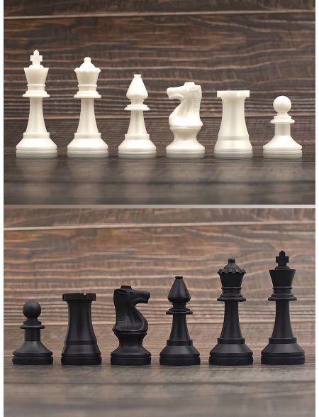 Шахматные фигуры "Владимирские" пластик, высота короля 72 мм  #1